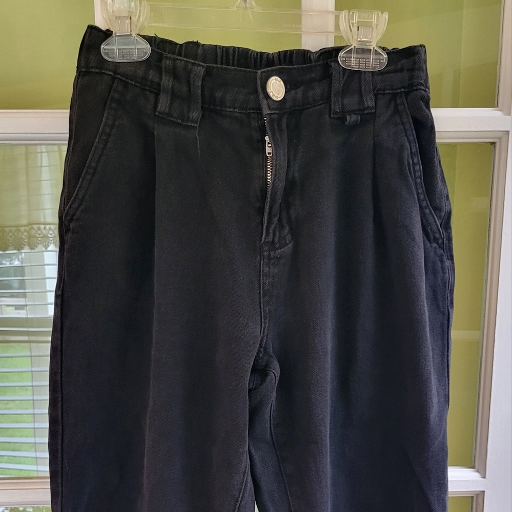 Black Papersack Pants